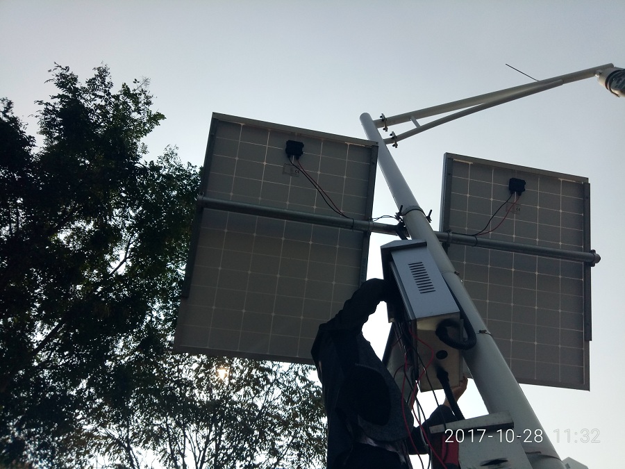 山東青島200套太陽能道路監控系統